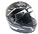 CAPACETE EBF NEW FIT CONTROL PRETO/PRATA 58 - Imagem 1