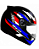 CAPACETE EBF NEW FIT CONTROL PRETO/AZUL 58 - Imagem 1