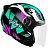 CAPACETE EBF SPARK JET DRAGON PTO FOSCO/VERDE 56 - Imagem 1