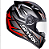 CAPACETE EBF SPARK SPOT PTO FOSCO/VERMELHO 61 - Imagem 1