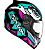 CAPACETE EBF SPARK DRAGON PTO FOSCO/TIFA 56 - Imagem 1