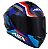 CAPACETE ASX DRAKEN COUGAR BRILHO PRETO/AZUL/VERMELHO 62/XL - Imagem 6