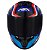 CAPACETE ASX DRAKEN COUGAR BRILHO PRETO/AZUL/VERMELHO 62/XL - Imagem 7