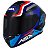 CAPACETE ASX DRAKEN COUGAR BRILHO PRETO/AZUL/VERMELHO 62/XL - Imagem 8