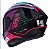 CAPACETE ASX DRAKEN COUGAR BRILHO PRETO/PINK/TIFFANY 56/S - Imagem 2