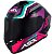 CAPACETE ASX DRAKEN COUGAR BRILHO PRETO/PINK/TIFFANY 58/M - Imagem 8