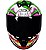CAPACETE ASX DRAKEN JOKER BRILHO PRETO/VERDE/ROXO 58/M - Imagem 5