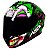 CAPACETE ASX DRAKEN JOKER BRILHO PRETO/VERDE/ROXO 58/M - Imagem 7