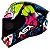 CAPACETE ASX DRAKEN QUEEN BRILHO PRETO/AMARELO/PINK 58/M - Imagem 1