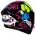 CAPACETE ASX DRAKEN QUEEN BRILHO PRETO/AMARELO/PINK 58/M - Imagem 3