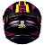 CAPACETE ASX DRAKEN RAPTOR FOSCO PRETO/ROXO 58/M - Imagem 3