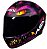 CAPACETE ASX DRAKEN RAPTOR FOSCO PRETO/ROXO 58/M - Imagem 9