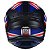 CAPACETE ASX DRAKEN UK FOSCO PRETO/VERMELHO/AZUL 58/M - Imagem 2