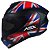 CAPACETE ASX DRAKEN UK FOSCO PRETO/VERMELHO/AZUL 60/L - Imagem 1