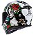 CAPACETE ASX EAGLE CATRINA BRILHO BRANCO/AZUL/VERMELHO 56/S - Imagem 6