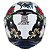 CAPACETE ASX EAGLE CATRINA BRILHO BRANCO/AZUL/VERMELHO 56/S - Imagem 7