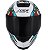 CAPACETE ASX EAGLE CATRINA BRILHO BRANCO/AZUL/VERMELHO 56/S - Imagem 3