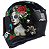 CAPACETE ASX EAGLE CATRINA FOSCO PRETO/AZUL/VERMELHO 58/M - Imagem 2