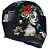 CAPACETE ASX EAGLE CATRINA FOSCO PRETO/AZUL/VERMELHO 58/M - Imagem 4