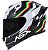 CAPACETE ASX EAGLE RACING ITALY BRILHO BRANCO 58/M - Imagem 1