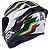 CAPACETE ASX EAGLE RACING ITALY BRILHO BRANCO 58/M - Imagem 2
