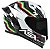 CAPACETE ASX EAGLE RACING ITALY BRILHO BRANCO 58/M - Imagem 5