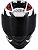 CAPACETE ASX EAGLE SCORPION BRILHO PRETO/BRANCO/VERMELHO 58/M - Imagem 7