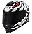 CAPACETE ASX EAGLE SCORPION BRILHO PRETO/BRANCO/VERMELHO 58/M - Imagem 8