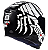 CAPACETE ASX EAGLE SCORPION BRILHO PRETO/BRANCO/VERMELHO 60/L - Imagem 4