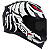 CAPACETE ASX EAGLE SCORPION BRILHO PRETO/BRANCO/VERMELHO 60/L - Imagem 5