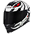 CAPACETE ASX EAGLE SCORPION BRILHO PRETO/BRANCO/VERMELHO 60/L - Imagem 8