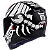 CAPACETE ASX EAGLE SCORPION BRILHO PRETO/BRANCO/VERMELHO 60/L - Imagem 2