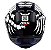 CAPACETE ASX EAGLE SCORPION BRILHO PRETO/BRANCO/VERMELHO 60/L - Imagem 3