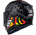 CAPACETE ASX EAGLE SCORPION BRILHO PRETO/CINZA/AMARELO 58/M - Imagem 2