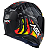 CAPACETE ASX EAGLE SCORPION BRILHO PRETO/CINZA/AMARELO 58/M - Imagem 4