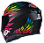 CAPACETE ASX EAGLE VIBES FOSCO PRETO/COLOR 56/S - Imagem 2