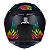 CAPACETE ASX EAGLE VIBES FOSCO PRETO/COLOR 56/S - Imagem 3