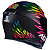 CAPACETE ASX EAGLE VIBES FOSCO PRETO/COLOR 56/S - Imagem 4