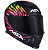 CAPACETE ASX EAGLE VIBES FOSCO PRETO/COLOR 56/S - Imagem 6