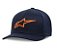 BONE ALPINESTARS AGELESS CURVE - AG AZUL MARINHO LARANJA S/M  EAN  8033637131252 - Imagem 1