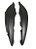 TAMPA LATERAL BIZ 125 11/17 PRETO FOSCO 14/15 EX/ES - Imagem 1
