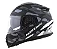 CAPACETE NORISK FF302 DESTROYER MATTE BLK/WHITE 62/XL - Imagem 1