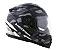 CAPACETE NORISK FF302 DESTROYER MATTE BLK/WHITE 62/XL - Imagem 2