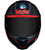 CAPACETE NORISK RAZOR AXIAL MATTE BLK/RED 58/M - Imagem 4