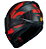 CAPACETE NORISK RAZOR AXIAL MATTE BLK/RED 58/M - Imagem 6