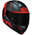 CAPACETE NORISK RAZOR AXIAL MATTE BLK/RED 58/M - Imagem 7