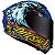 CAPACETE NORISK SUPRA AGUILA BLUE 58/M - Imagem 1