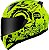 CAPACETE RACE TECH SECTOR SKY MUSIC NEON YELLOW 60/L - Imagem 1