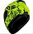 CAPACETE RACE TECH SECTOR SKY MUSIC NEON YELLOW 60/L - Imagem 5