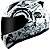 CAPACETE RACE TECH SECTOR SKY MUSIC WHITE 58/M - Imagem 1